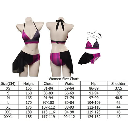 Swimsuit A / Xs Jinx Cosplay Swimsuit