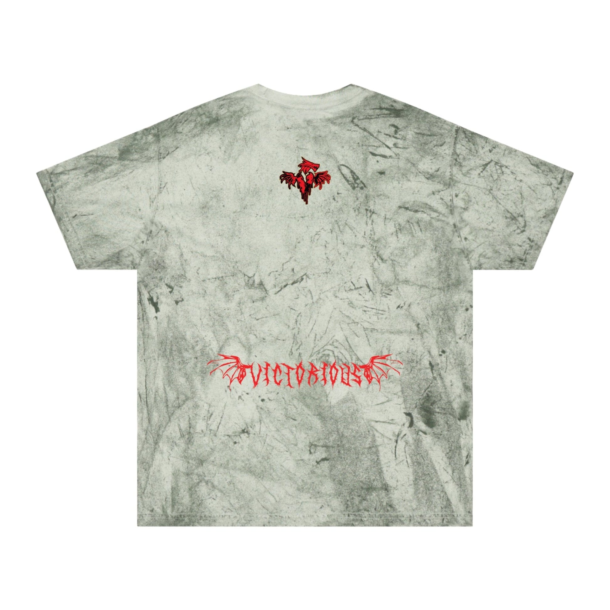 T-Shirt Anime Chainsaw Man (Denji Shark Saw Rampage) T-shirt - Tie Dye Style - Vintage