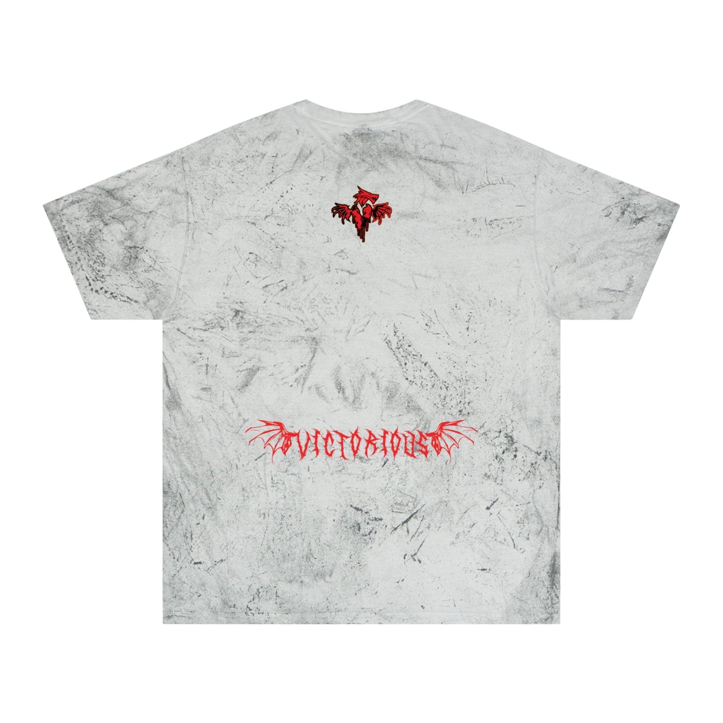T-Shirt Anime Chainsaw Man (Denji Shark Saw Rampage) T-shirt - Tie Dye Style - Vintage
