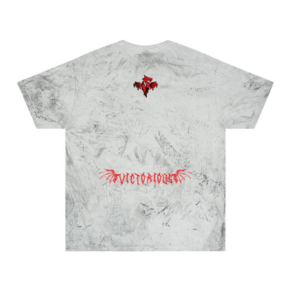 T-Shirt Anime Chainsaw Man (Denji Shark Saw Rampage) T-shirt - Tie Dye Style - Vintage