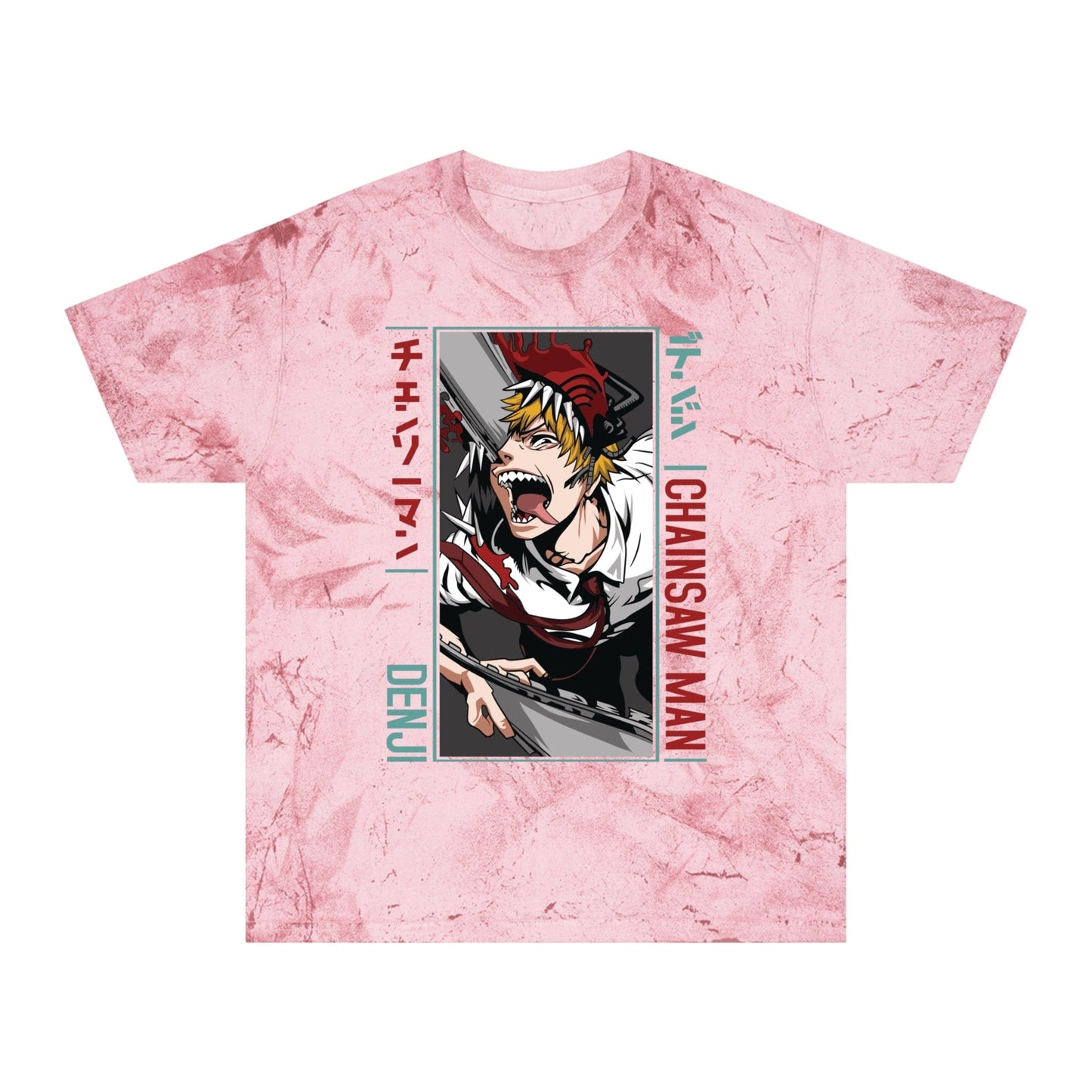 T-Shirt Clay / S Unisex Anime Color Blast T-Shirt | Chainsaw Man | Denji Awakening