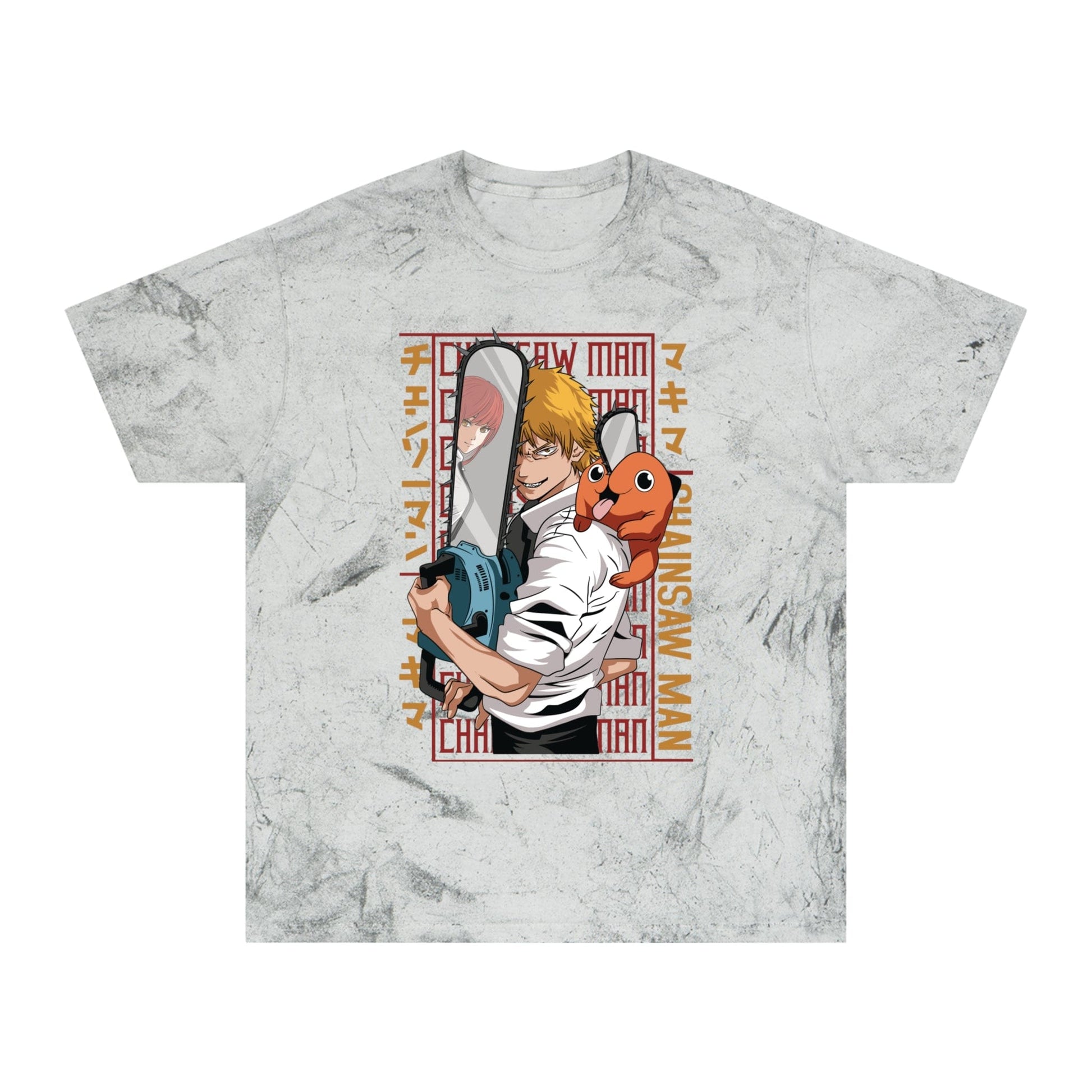 T-Shirt Smoke / S Unisex Color Blast Tee - Anime Chainsaw Man (Love & Loyalty)
