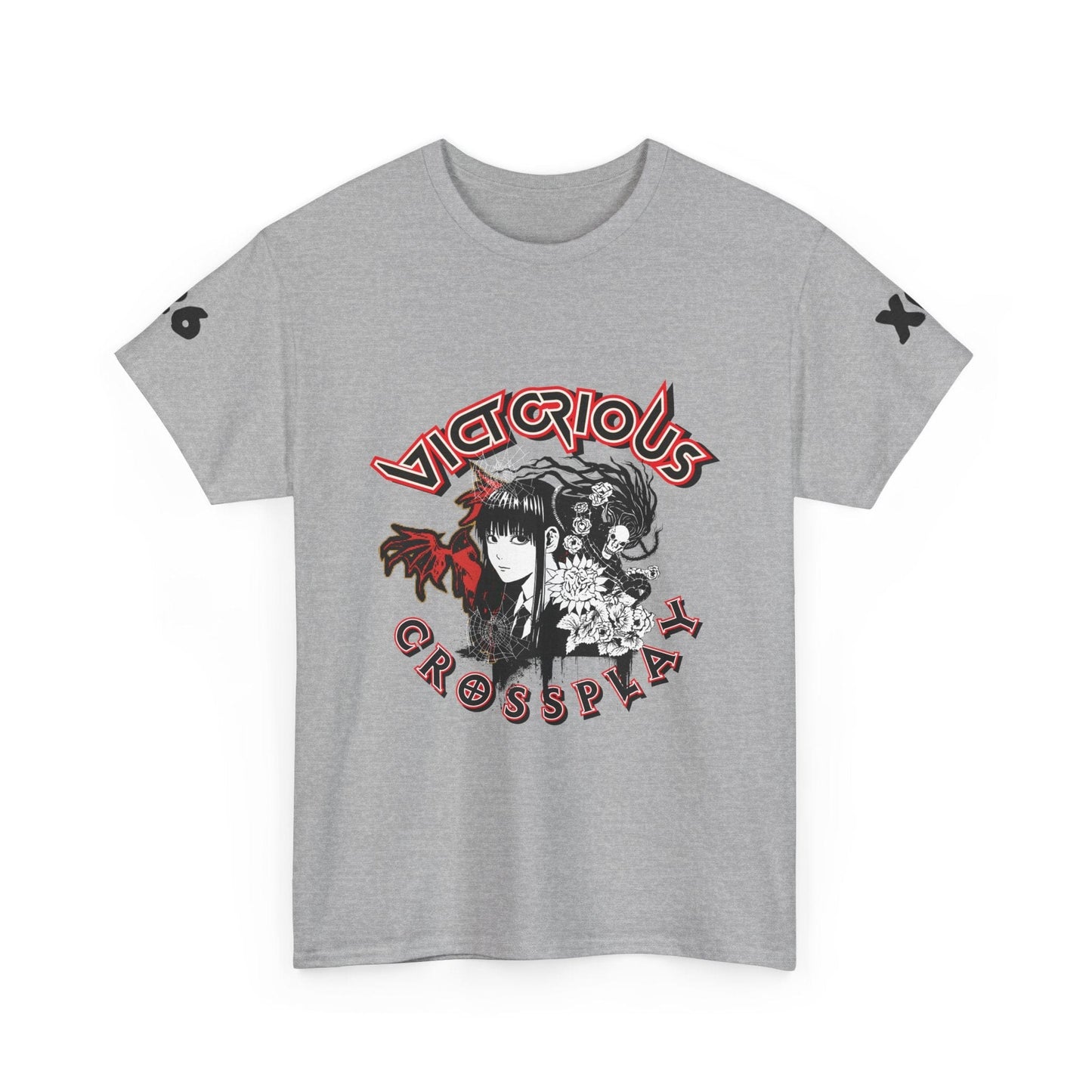 T-Shirt Sport Grey / S Victorious Crossplay Tee — Gothic Anime Japan Vampire Graphic T-Shirt