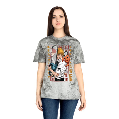T-Shirt Unisex Color Blast Tee - Anime Chainsaw Man (Love & Loyalty)