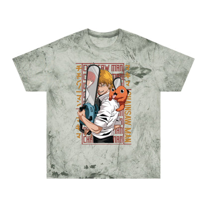 T-Shirt Unisex Color Blast Tee - Anime Chainsaw Man (Love & Loyalty)