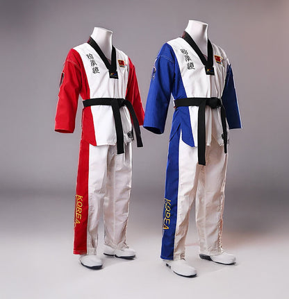 Korea Taekwondo Uniform  / MMA Martial arts / Karate Basic Training Adults & Kids Uniform