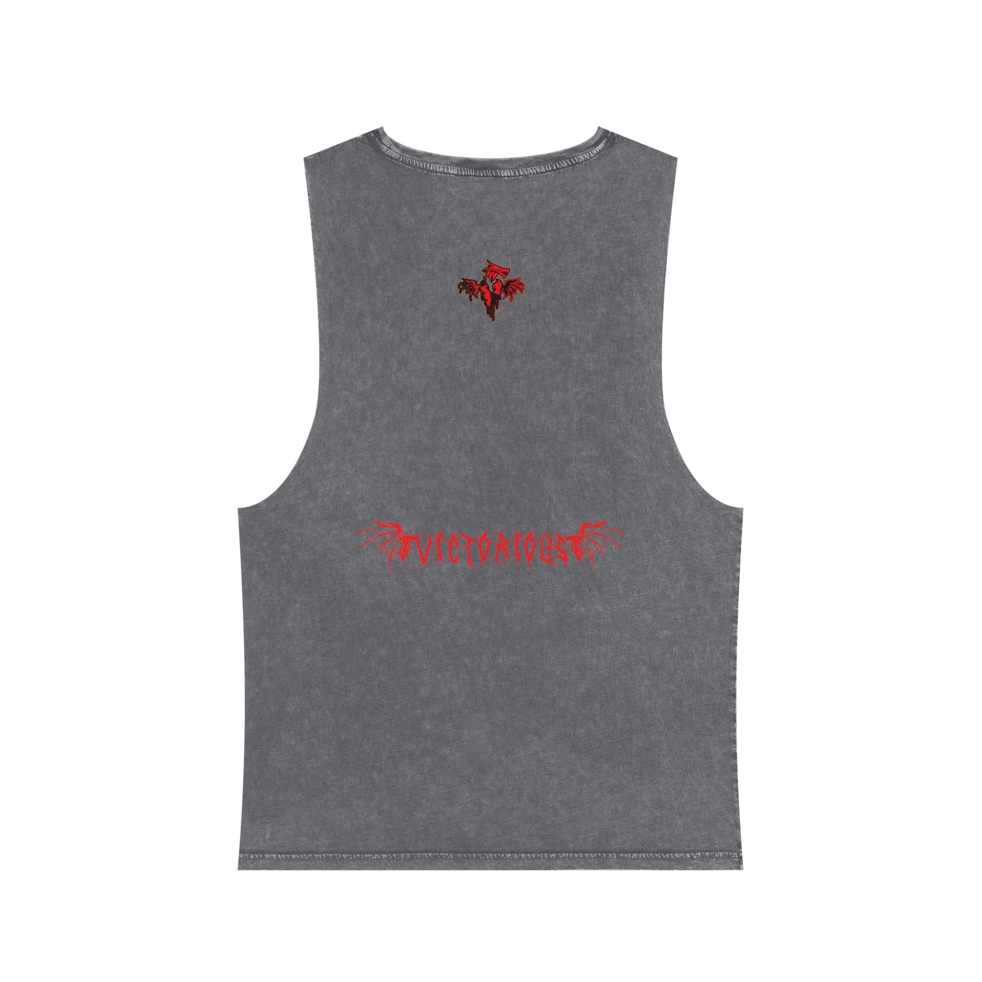 Tank Top Stylish Anime-Inspired Stonewash Tank Top - Chainsaw Man Denji Love & Loyalty