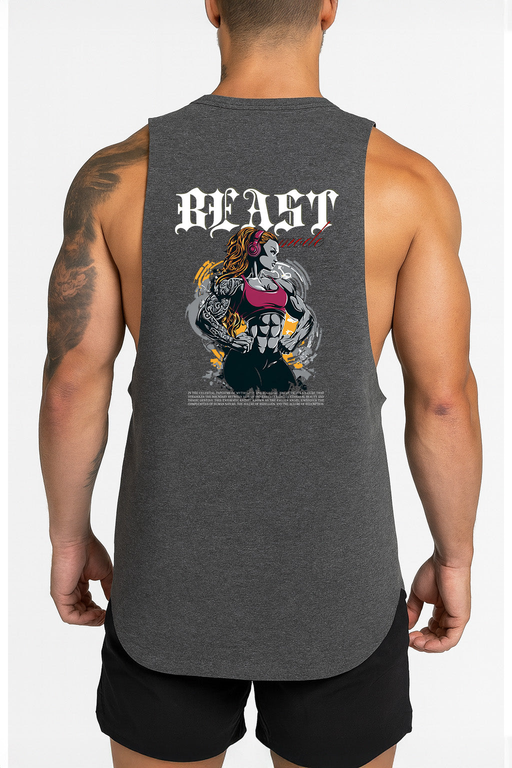 Victorious Beast Mode (Vel’kaaris) High-Neck Gym Tank-Top