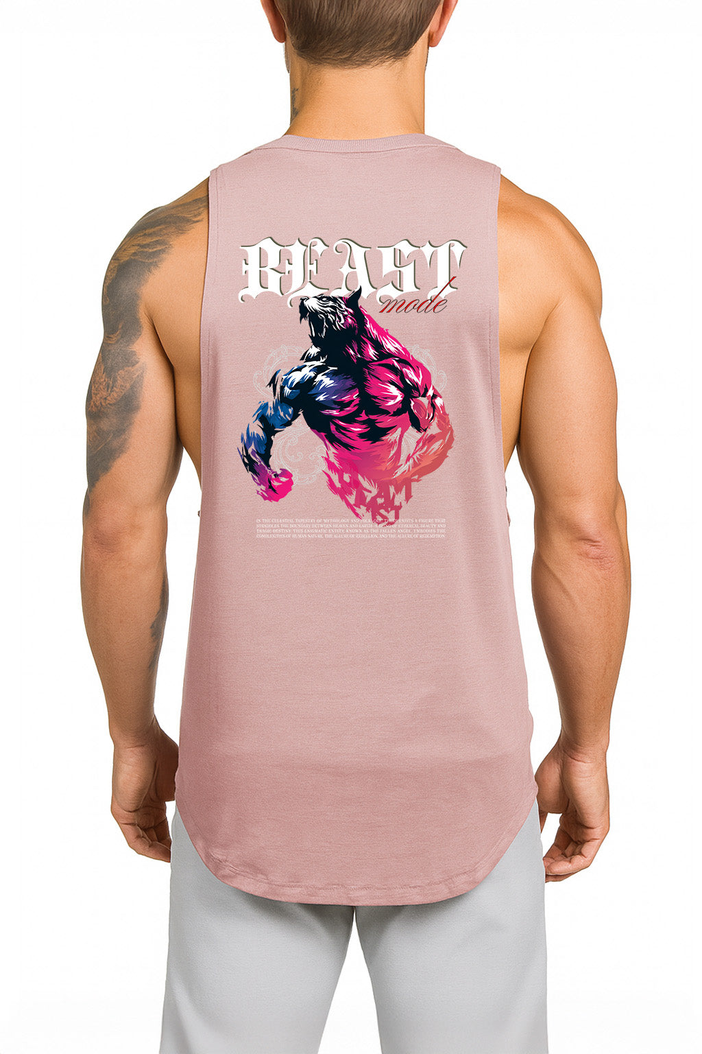 Victorious Beast Mode (Quarnath Expanse) High-Neck Gym Tank-Top