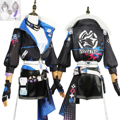 Silver Wolf Full Set Cosplay / Game Honkai Start Rail Silver Wolf Cosplay