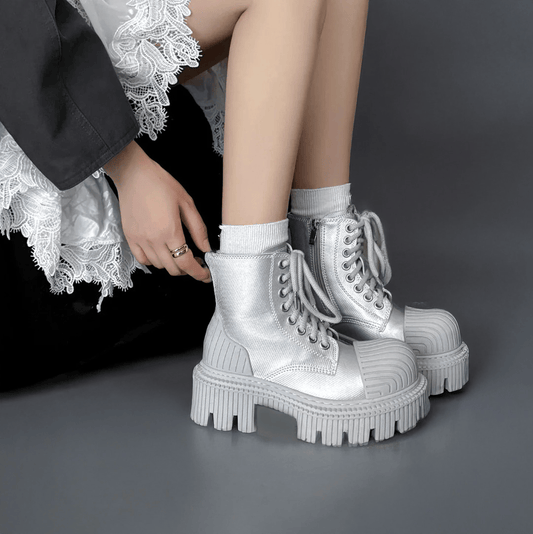 Thick-Soled Kawaii Style Platform Boots