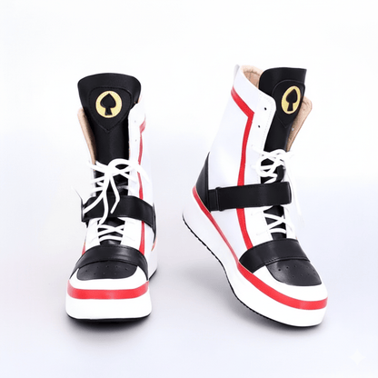 Twisted Wonderland Deuce Spade Ankle Boots