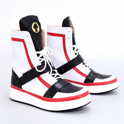 Twisted Wonderland Deuce Spade Ankle Boots