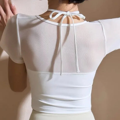 Two Pieces Mesh Patchwork Short Sleeve (Victorious HyperDrive Tops)