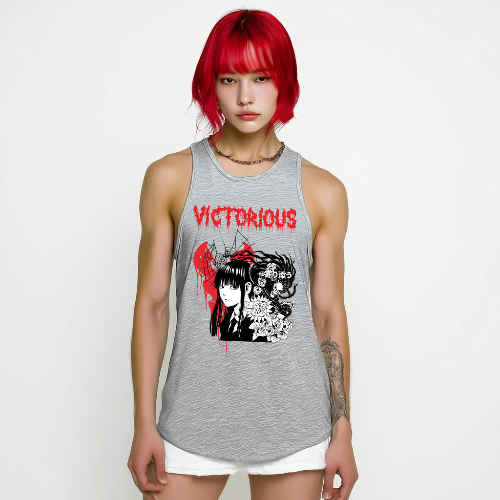 Victorious Unisex Japan Symbiote Gym Tank Top (High-Neck)