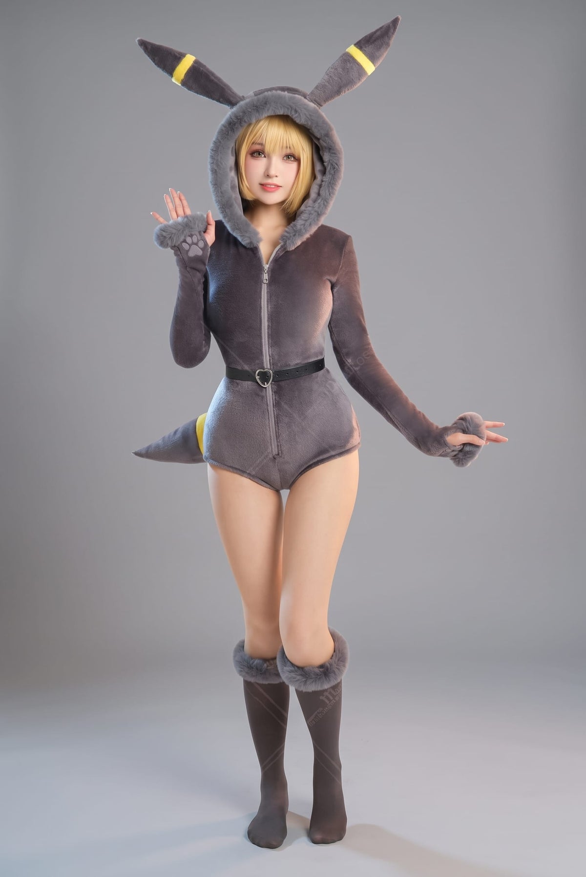 Umbreon Moonlight Cosplay/ Furry Jumpsuit Costume