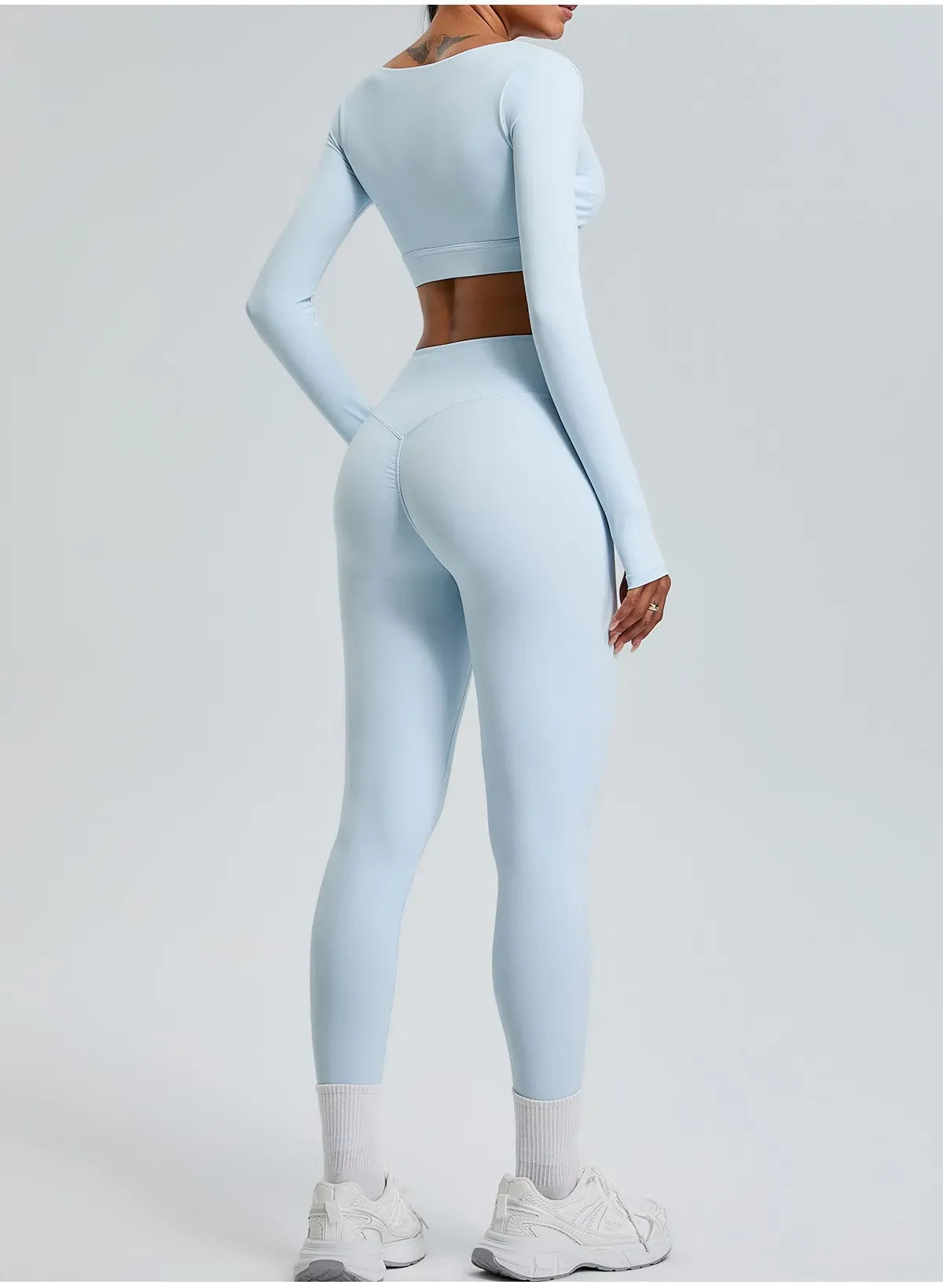 V Neck Long Sleeve Yoga Shirt