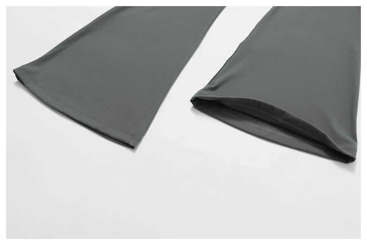 V-shaped Hip Yoga Pants Flare Leggings Women High Waist Wide Leg Pants Women Gym Fitness Sports Flared Pant Dance Trousers