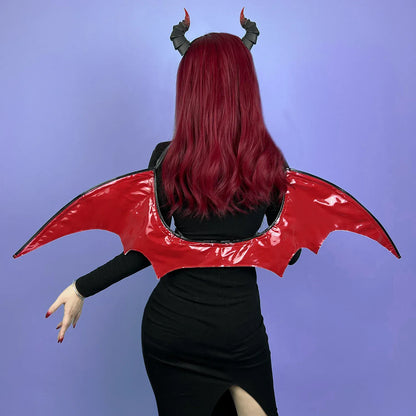VAMPIRE BAT WINGS COSPLAY COSTUME/ WING PU LEATHER