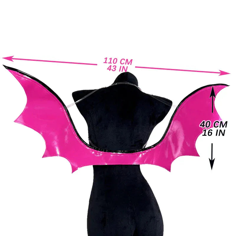 VAMPIRE BAT WINGS COSPLAY COSTUME/ WING PU LEATHER