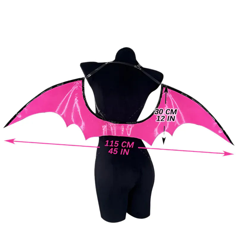 VAMPIRE BAT WINGS COSPLAY COSTUME/ WING PU LEATHER
