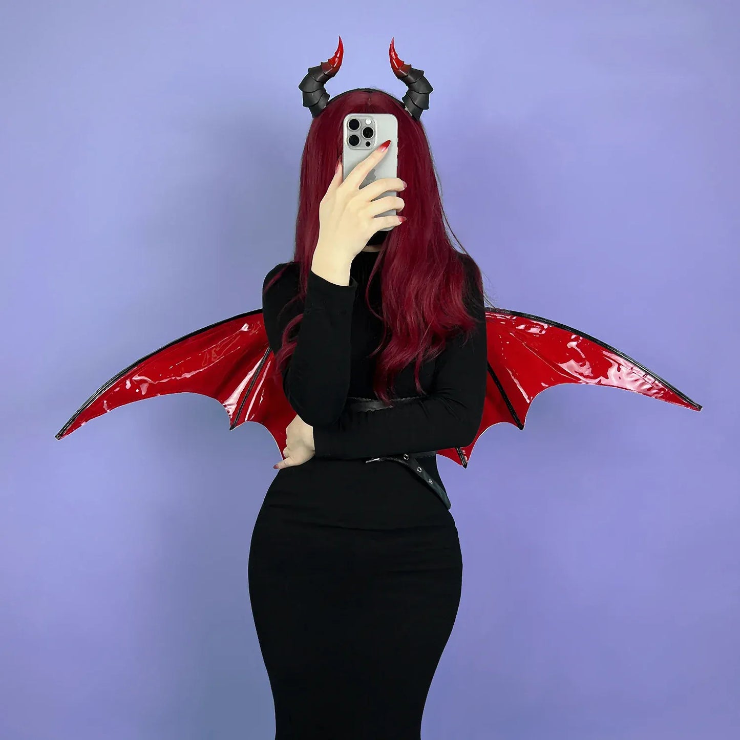VAMPIRE BAT WINGS COSPLAY COSTUME/ WING PU LEATHER