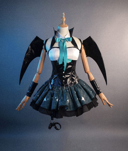 Vampire Miku Cosplay Costume/ Anime Vampire Hatsune Miku Cosplay Uniform