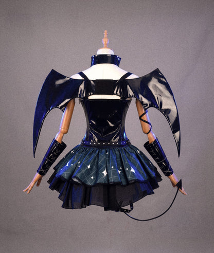 Vampire Miku Cosplay Costume/ Anime Vampire Hatsune Miku Cosplay Uniform