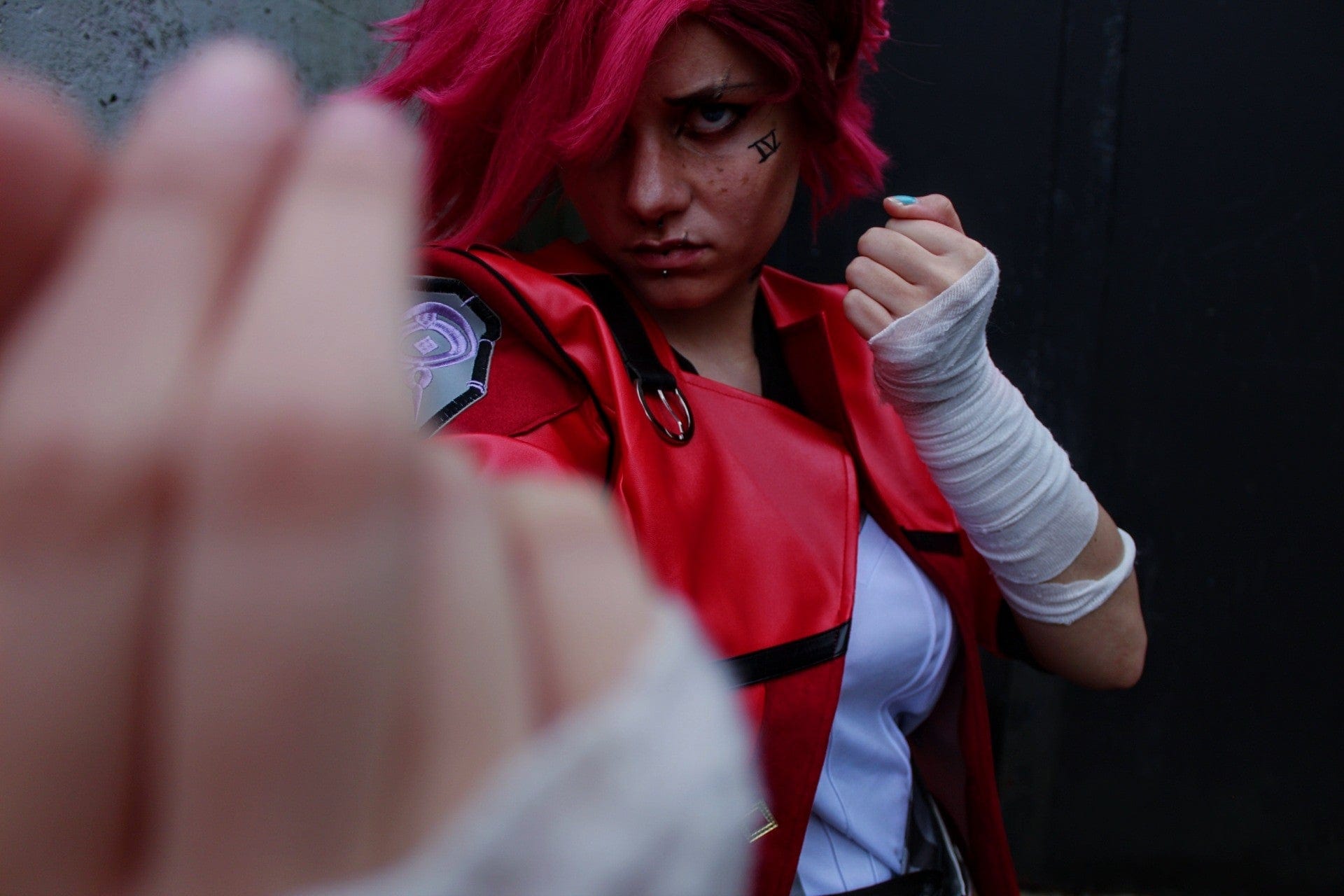 Vi Arcane Season 1 Cosplay Costume – Red Jacket Classic & Blue Enforcer Uniform