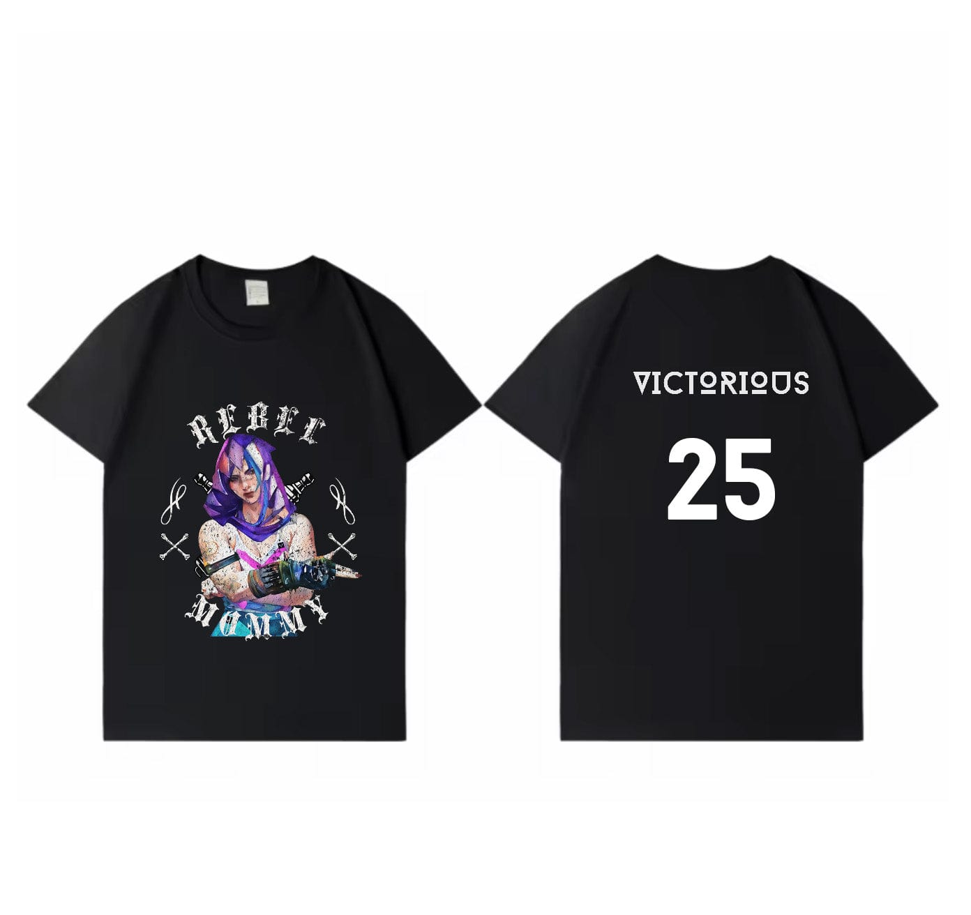 VI Rebel Mommy (Arcane) Anime Oversize T-shirt