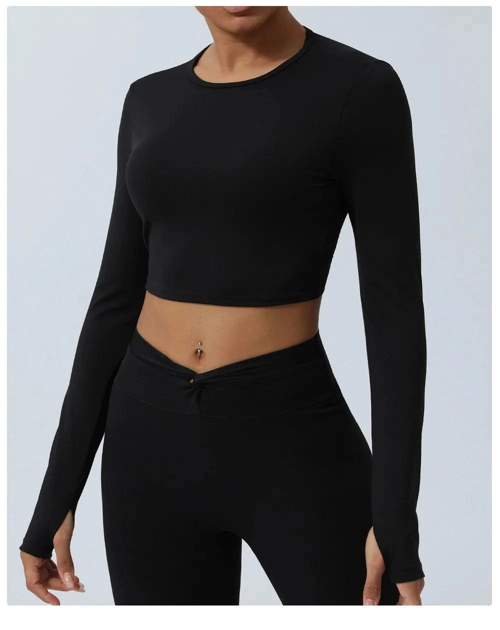 Victorious Artemis Running Top - Women's Back-Cross & Long Sleeve Gym Wear