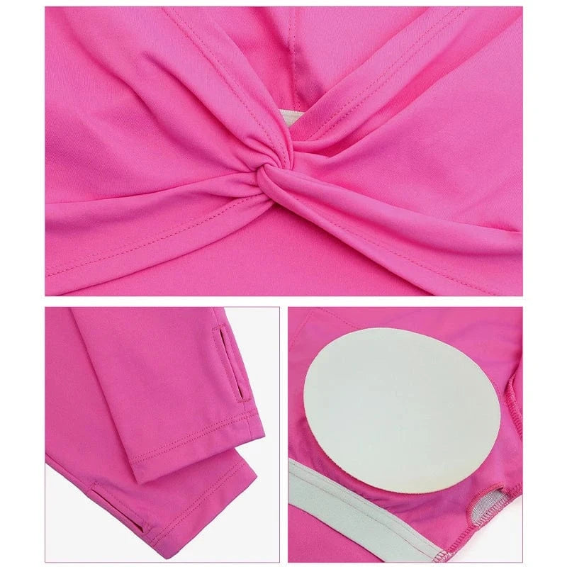 Victorious Artemis Running Top - Women's Back-Cross & Long Sleeve Gym Wear