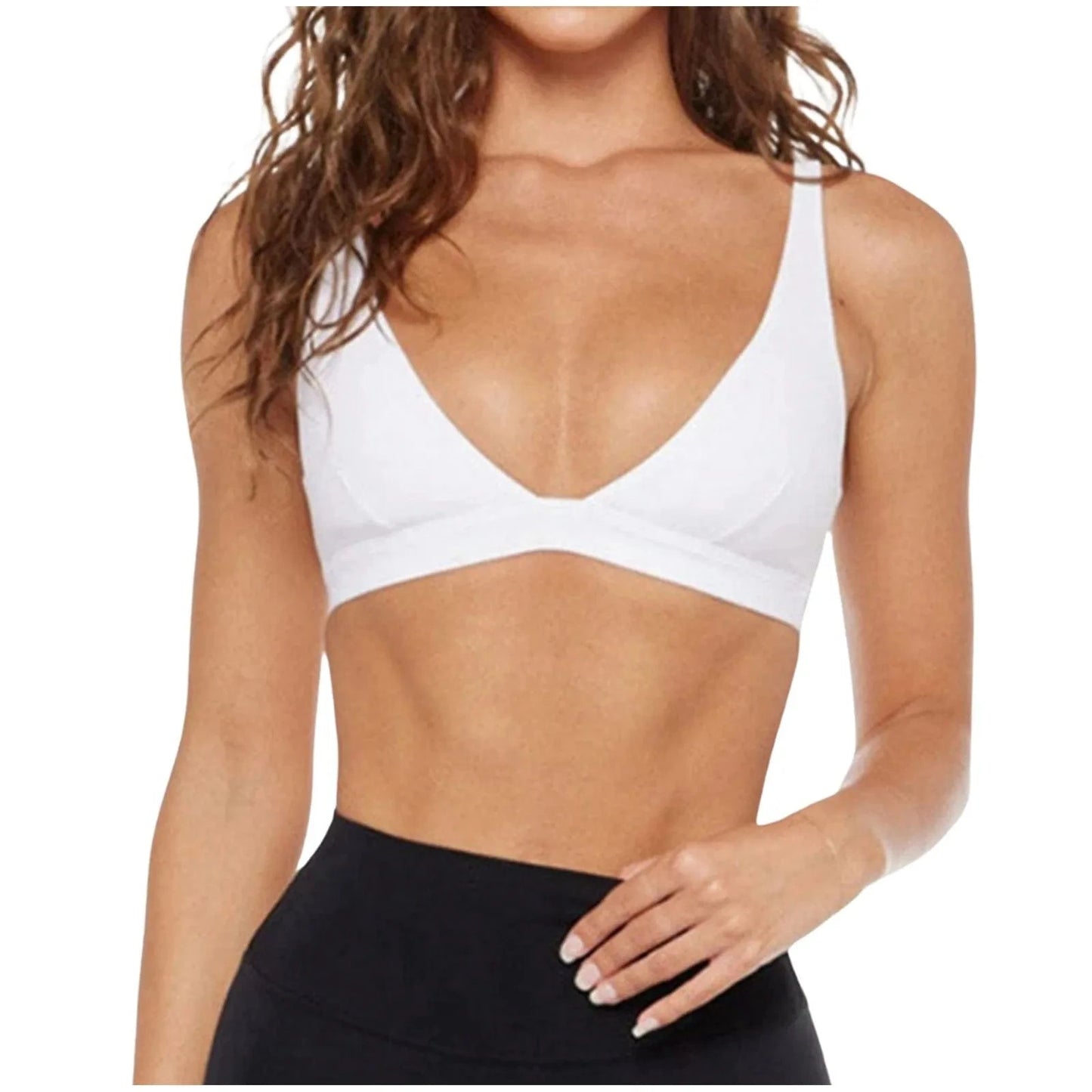 Victorious Athena Crop Top Sports Bra - Loose, Breathable & Push-Up
