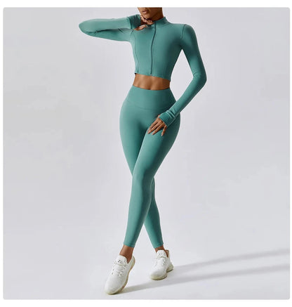 Victorious Aura Yoga Jacket - Women's Elasticity Running & Gym Zip-Up