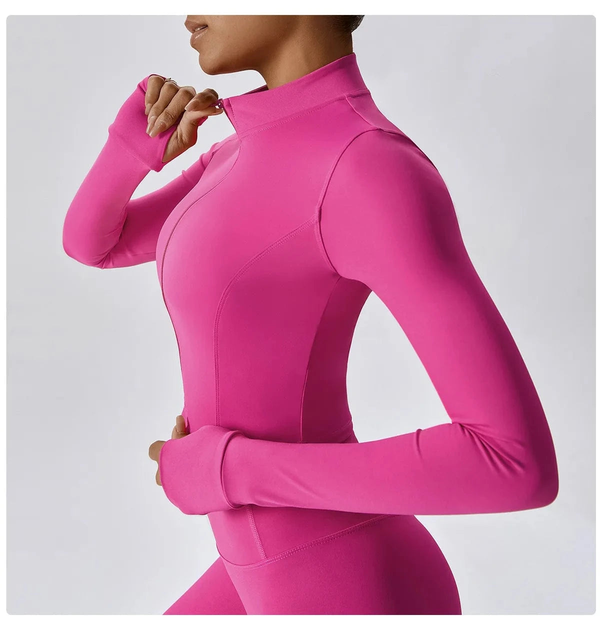 Victorious Aura Yoga Jacket - Women's Elasticity Running & Gym Zip-Up