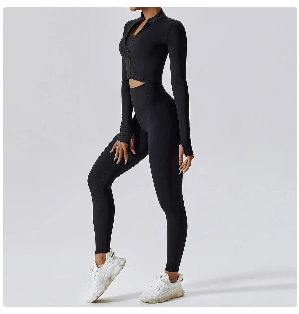 Victorious Aura Yoga Jacket - Women's Elasticity Running & Gym Zip-Up