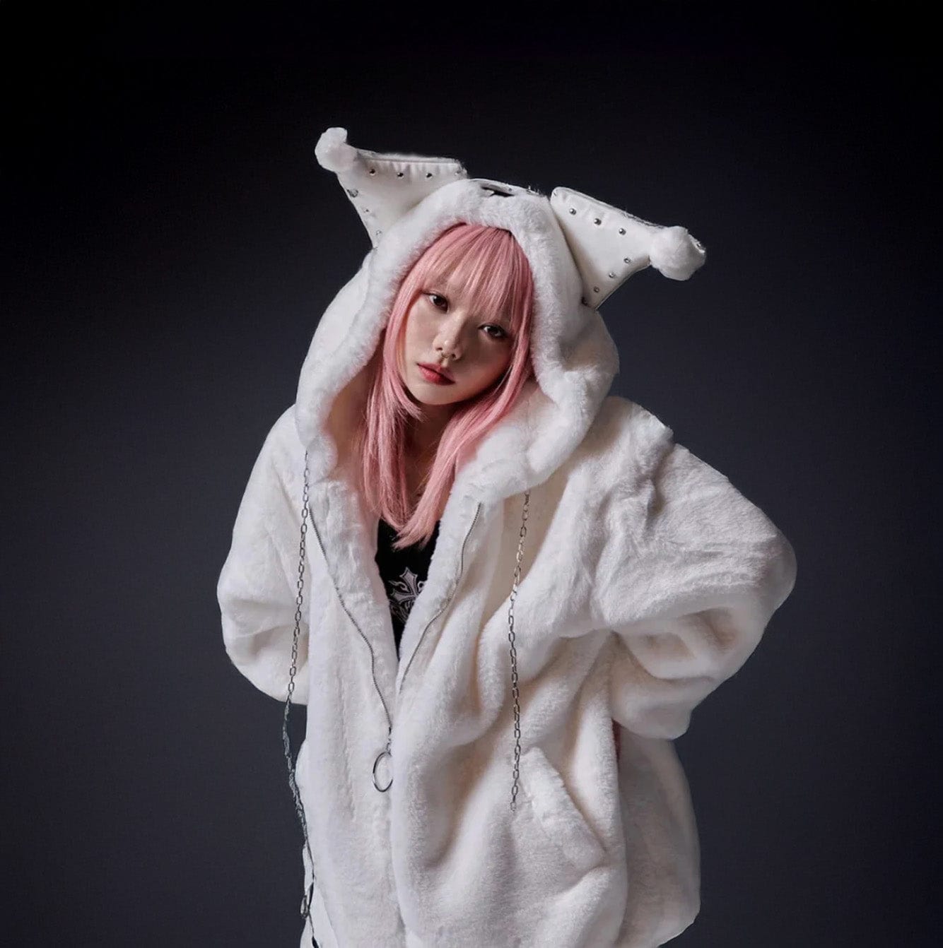 Victorious Celestial Fox Fluff Jacket