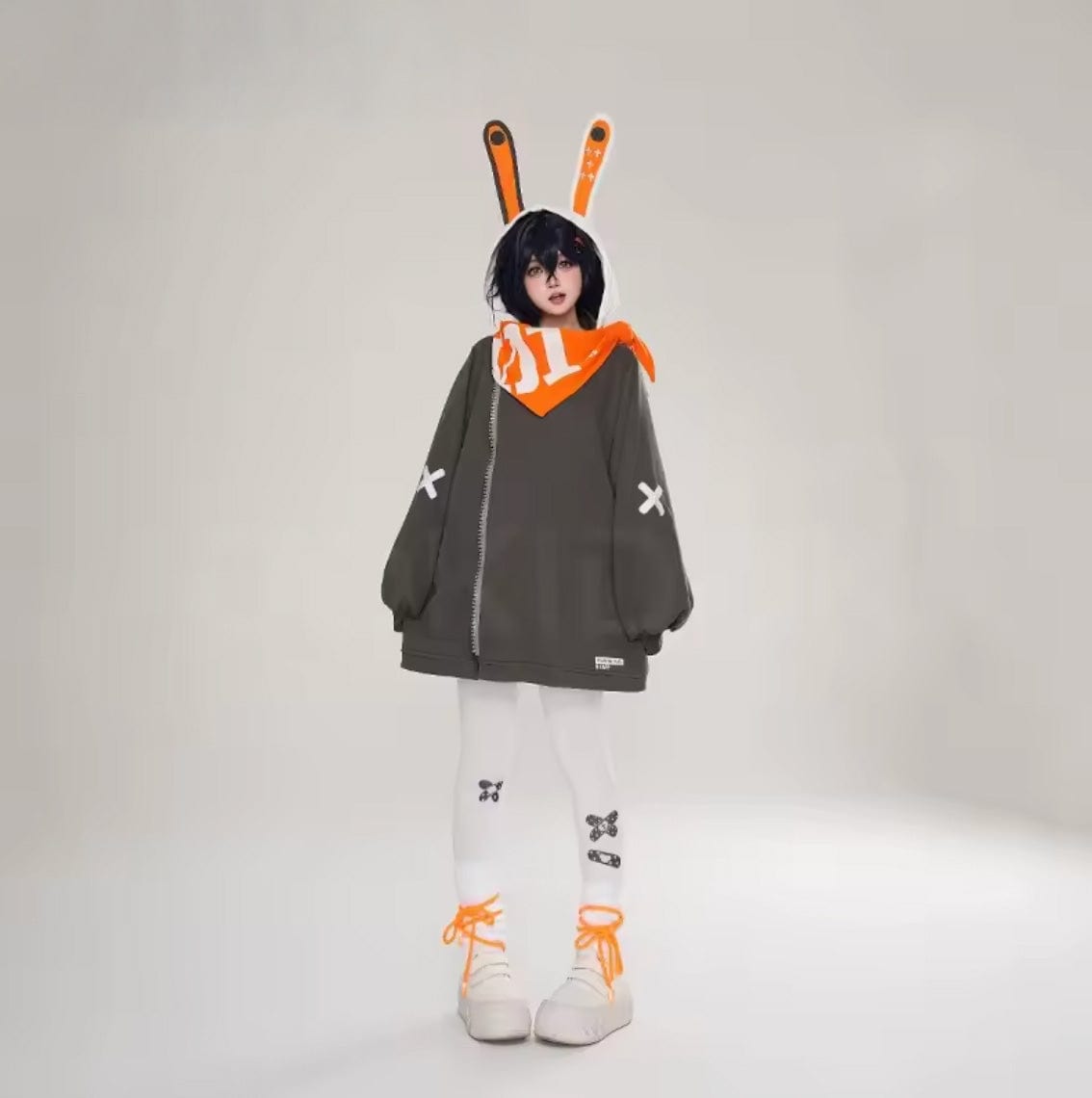 Victorious Eous Cosplay: Ellen Joe Shark & Bunny Hoodie