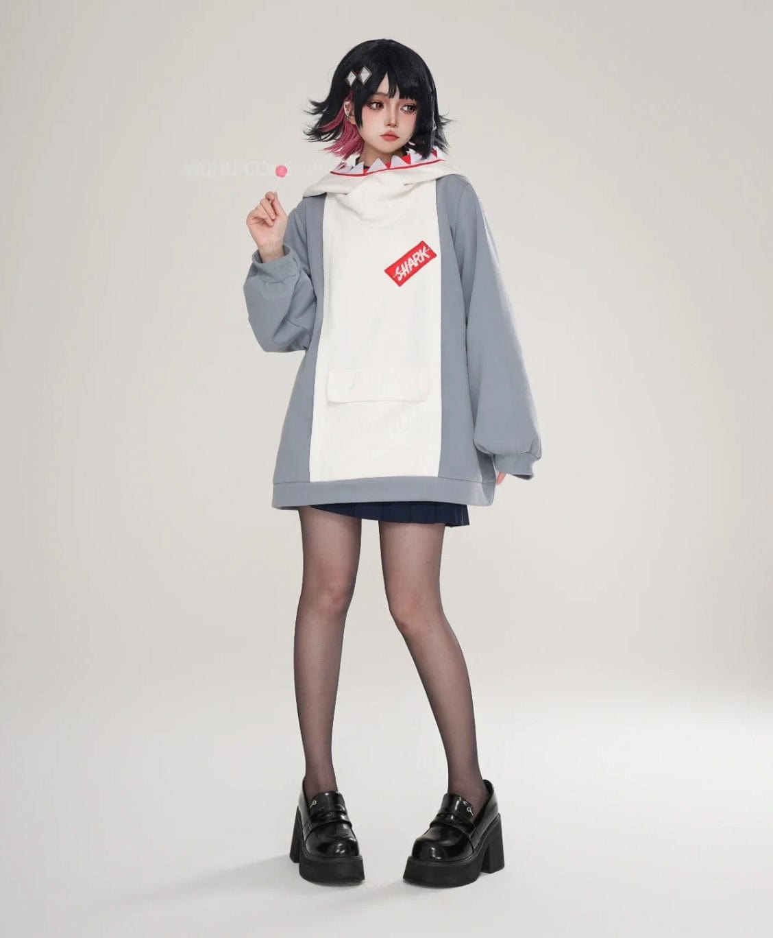 Victorious Eous Cosplay: Ellen Joe Shark & Bunny Hoodie