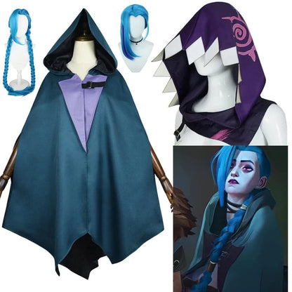 Victorious Jinx Hooded Cape Cosplay