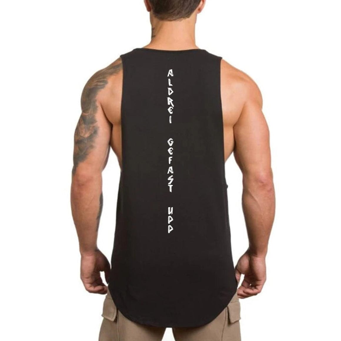 Victorious sigrast á (Low Neck) (Icelandic Gym Tank top)