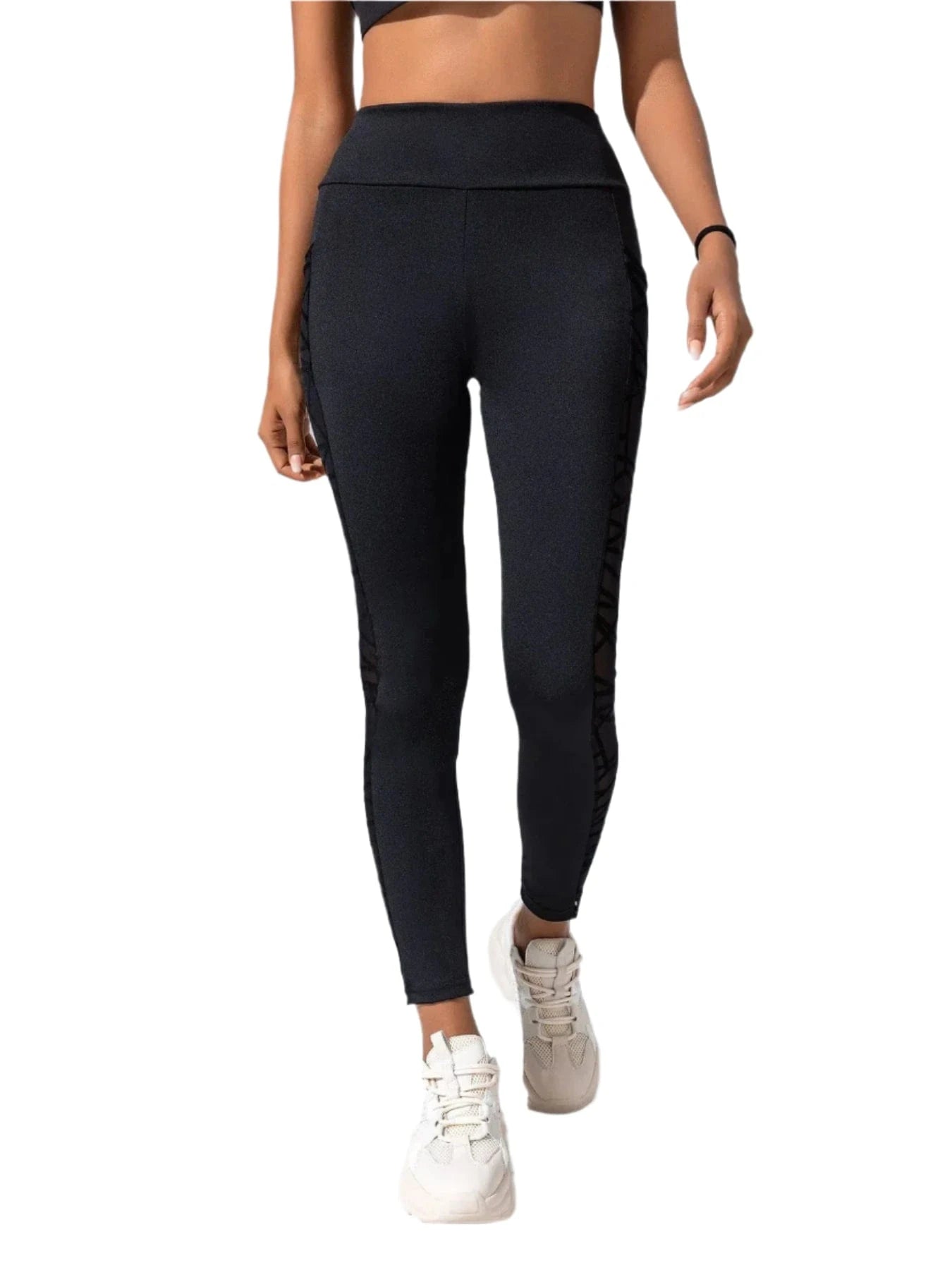 Victorious Void Weave Side Mesh Yoga Leggings