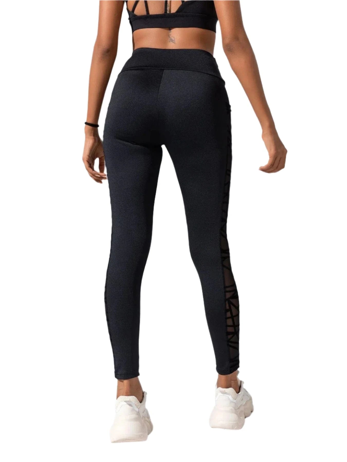Victorious Void Weave Side Mesh Yoga Leggings