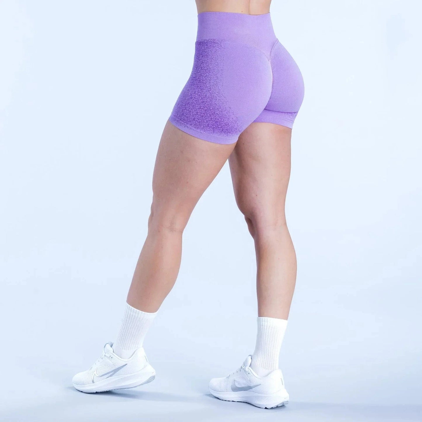 Violet / XS Victorious NebulaFit 4.5" Scrunch Gym Shorts
