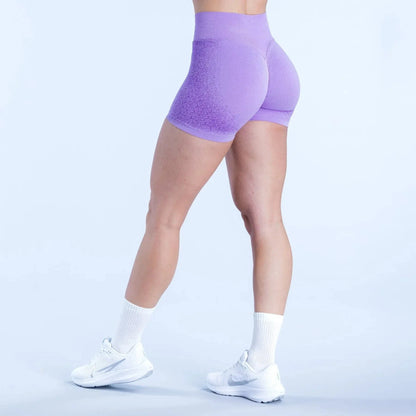 Violet / XS Victorious NebulaFit 4.5" Scrunch Gym Shorts