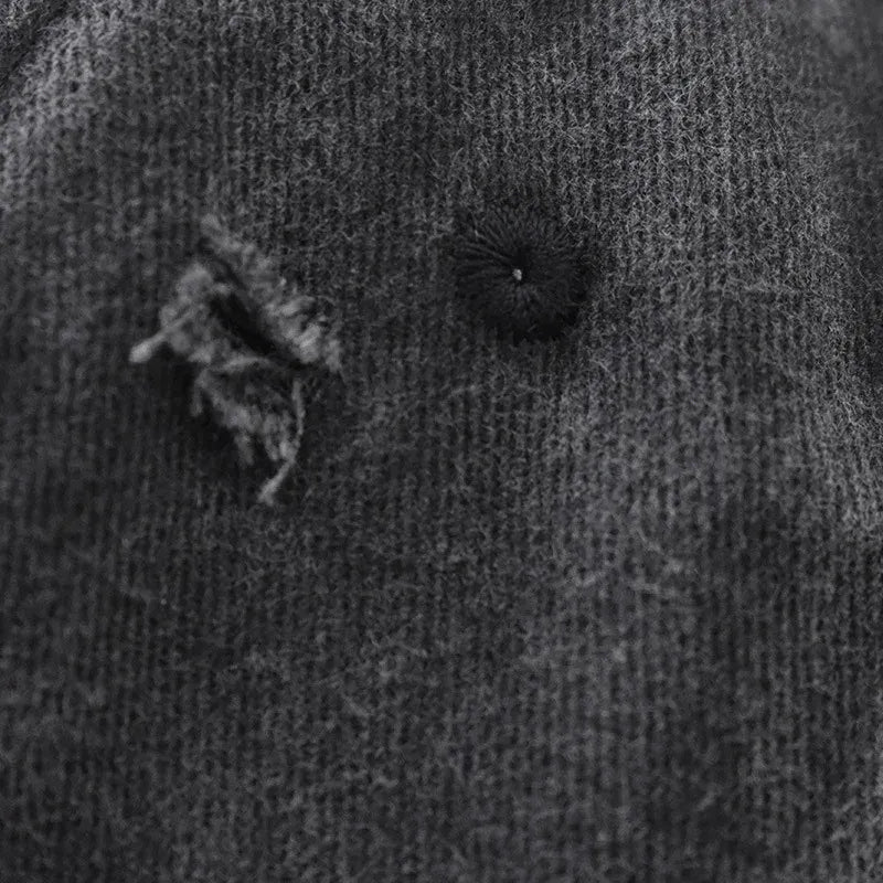 Washed Cotton Mesh Breathable Baseball Cap / Old Ripped Caps Men and Women