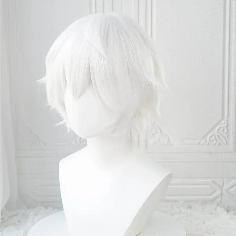White Kaneki Ken Cosplay Wigs