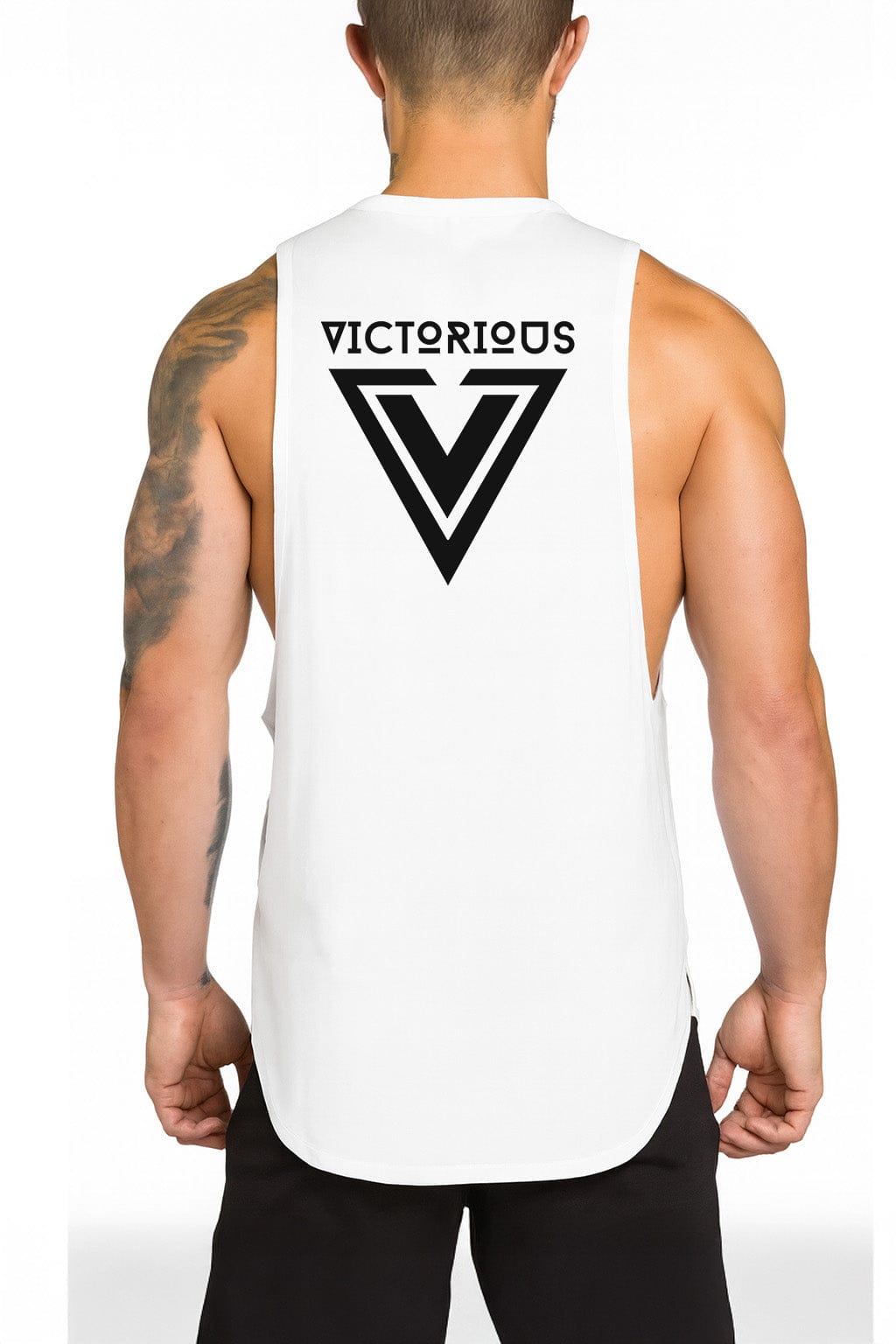 White / M Victorious Classic (Aeltrion Verge) High Neck Tank Top