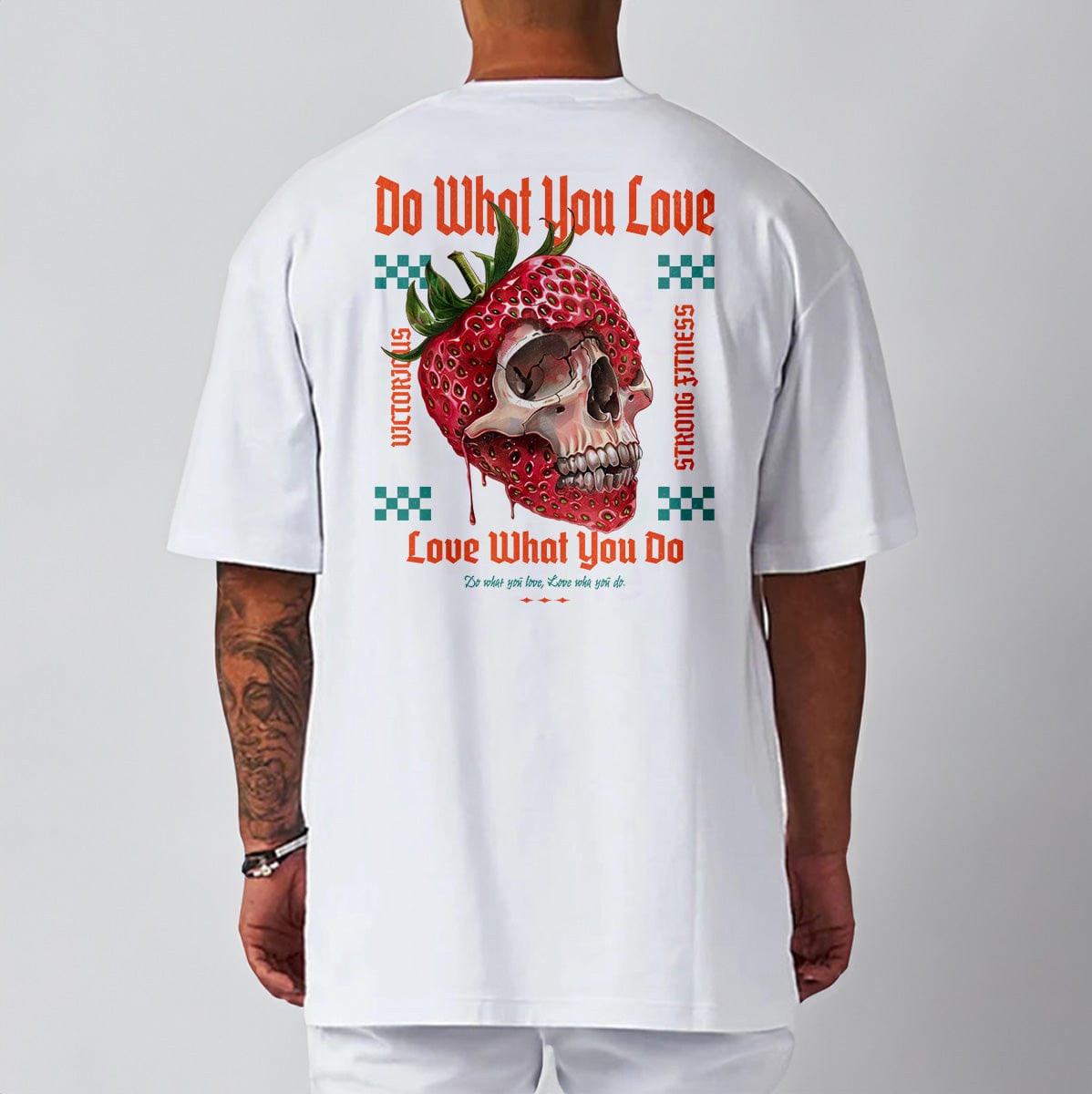 White / M Victorious "Do What You Love" Gym T-shirt