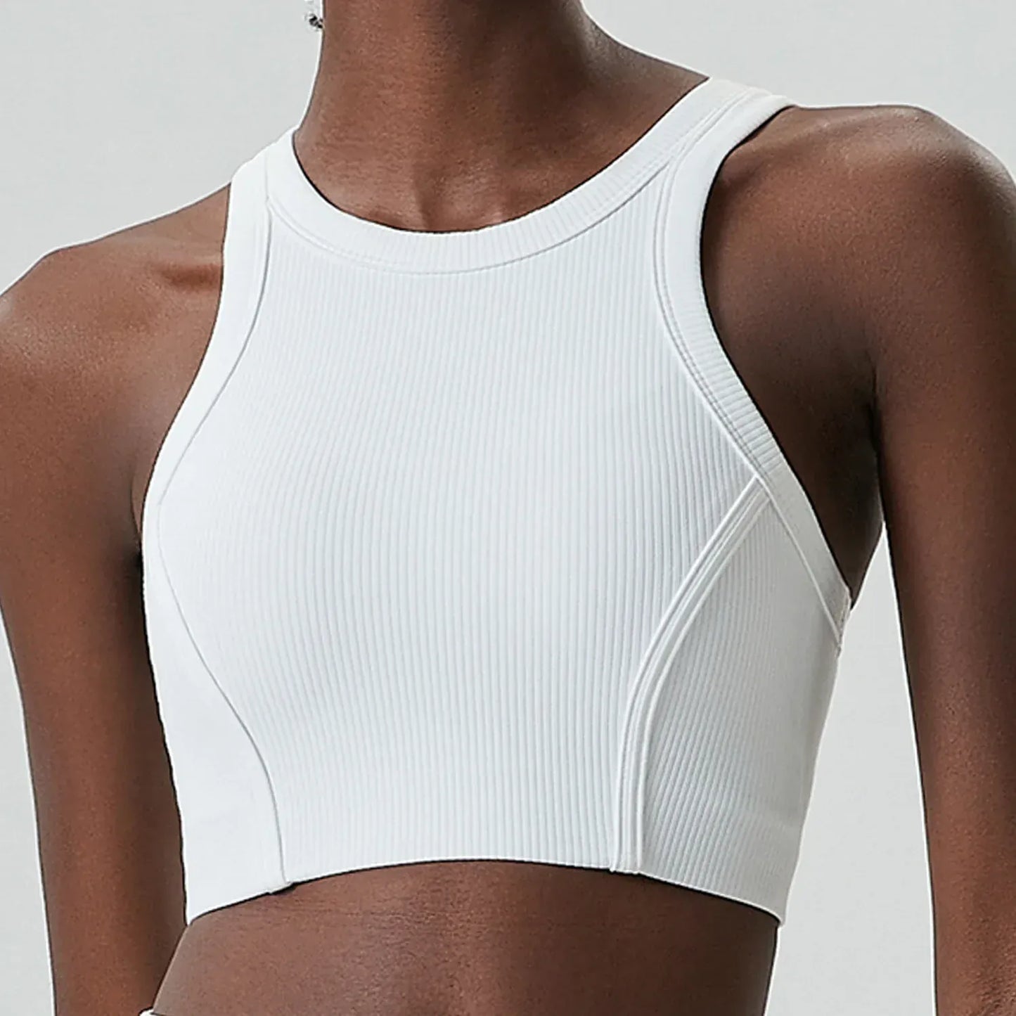 White / S Victorious Conquer High Impact Fitness Bra